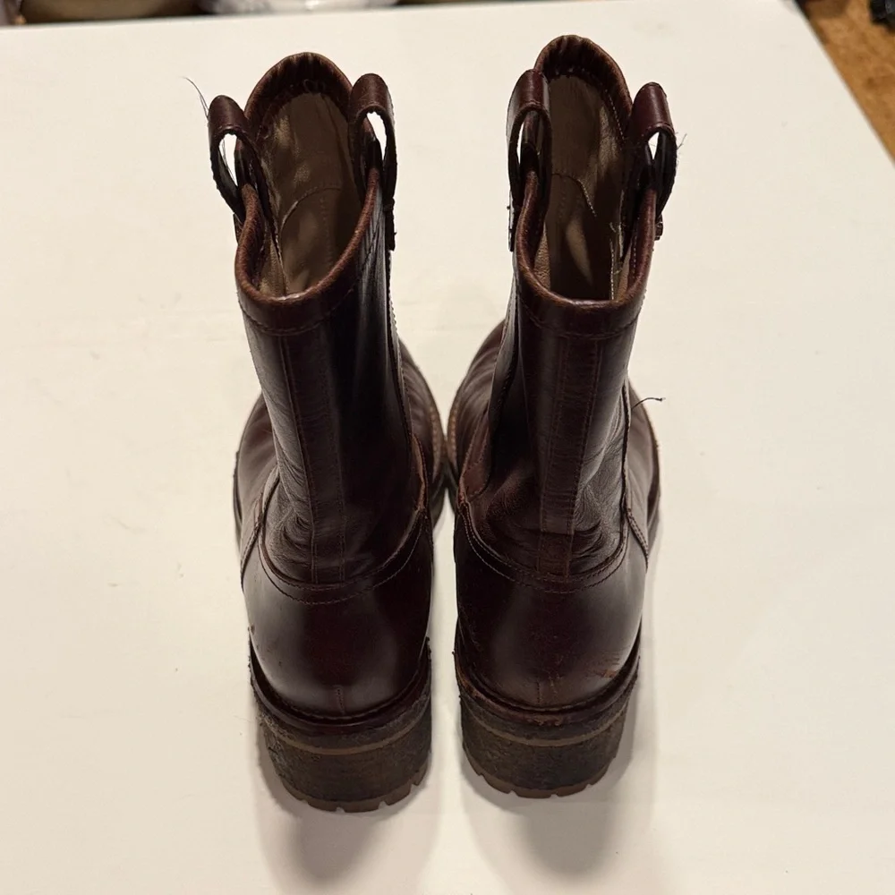 Tory Burch Rich Brown Ankle Boots